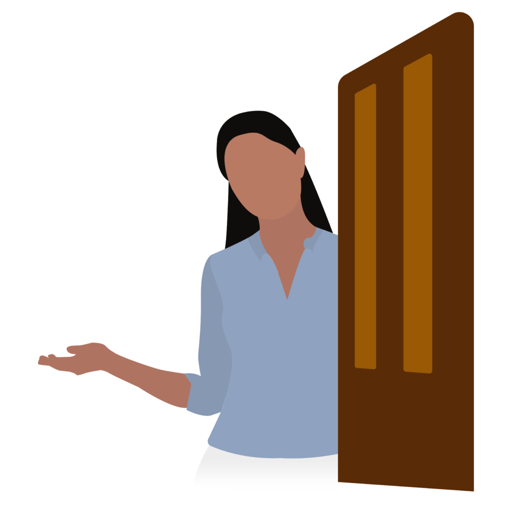 Customer door icon