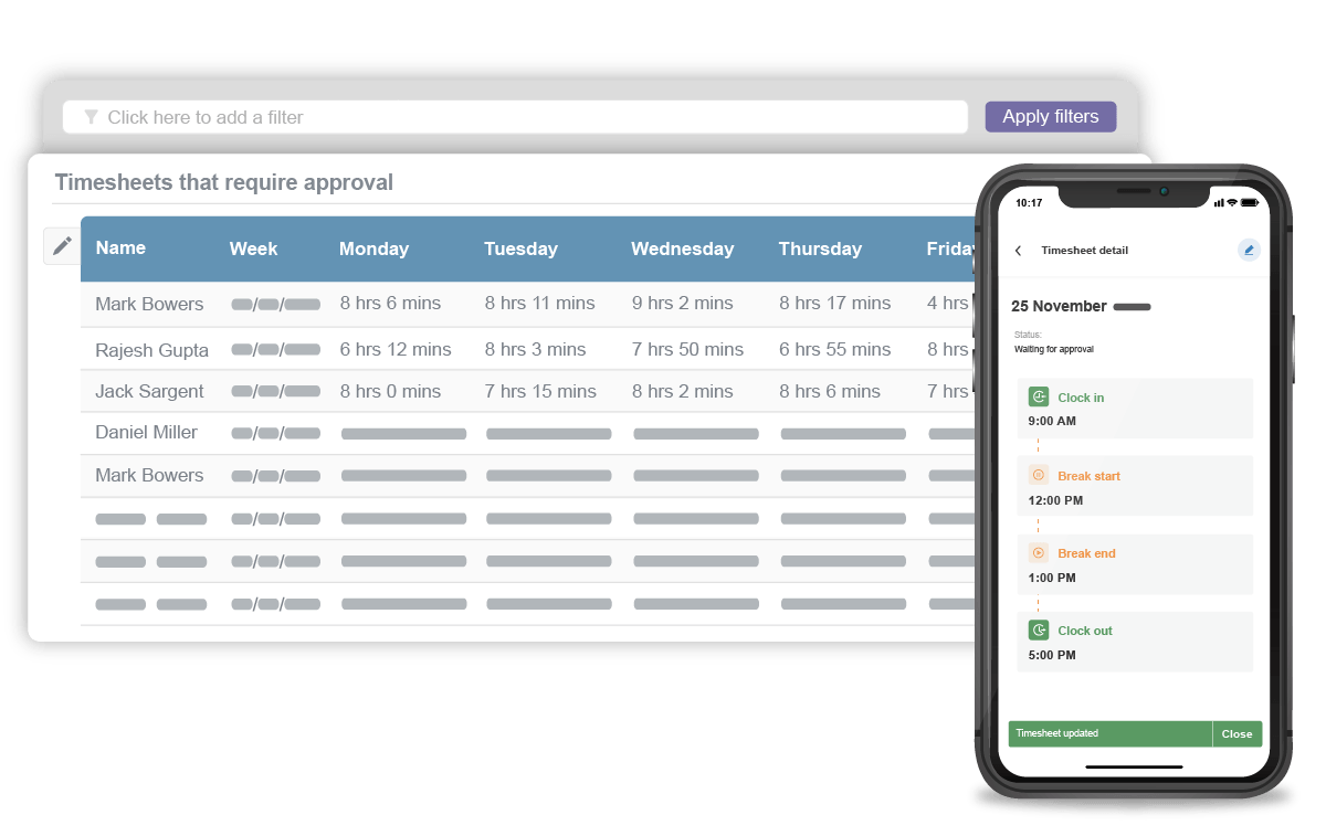 Timesheets